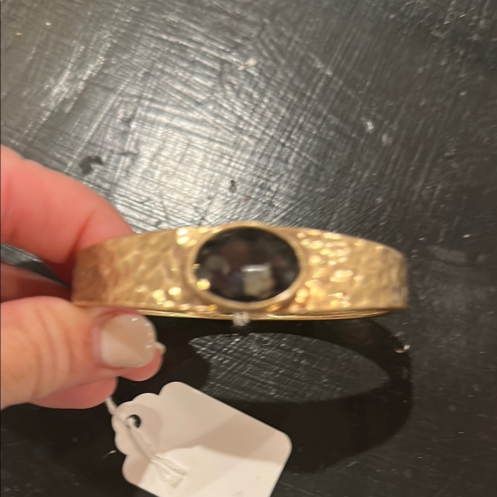 Elegant Gold and Black Bracelet